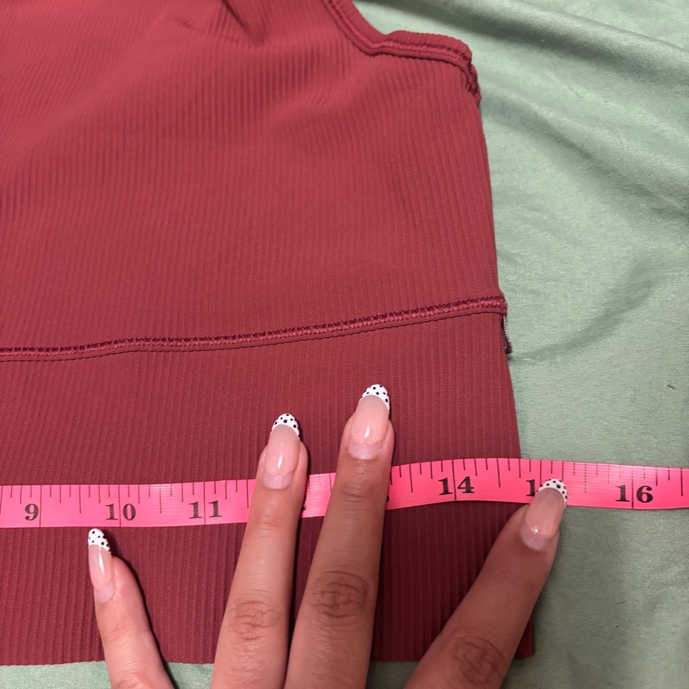 Lululemon Power Pivot Tank Top Ribbed Size 10 - Picture 6 of 7
